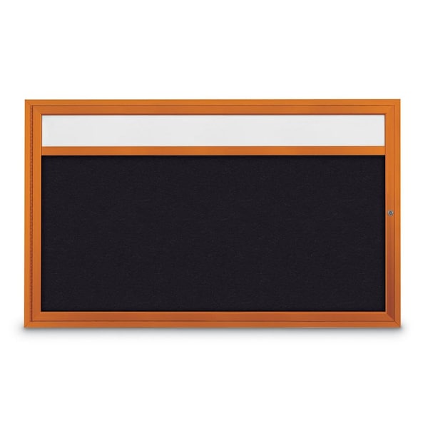 Hinge-less Radius Corkboard, 30"x36", Satin Alum Frame/Cork